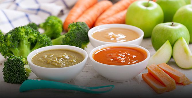 Educación del gusto en bebés y niños